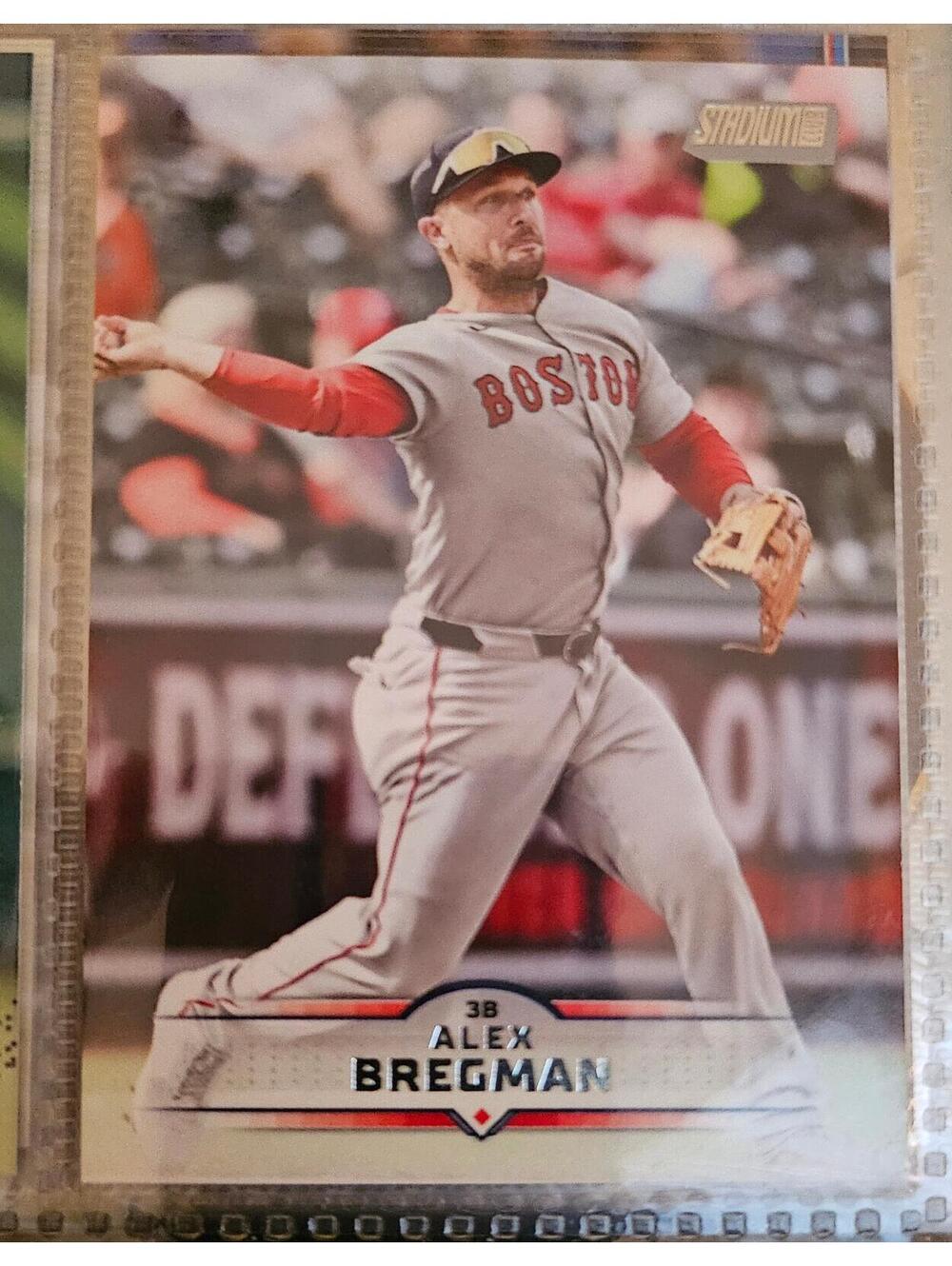 2025 Topps Stadium Club - Alex Bregman #10- Boston Red Sox